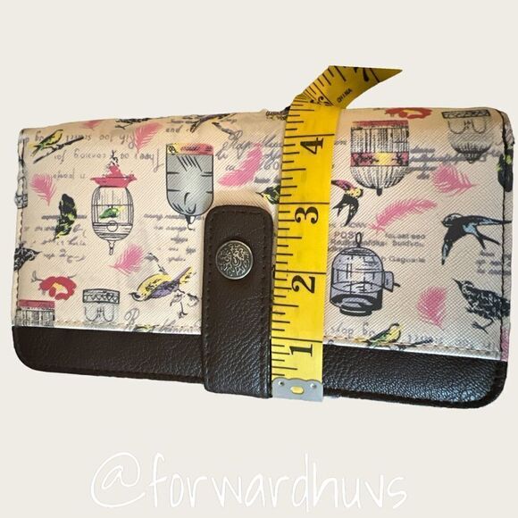 Charming Bird and Birdcage Print Wallet - Stylish Organization! - Picture 9 of 10